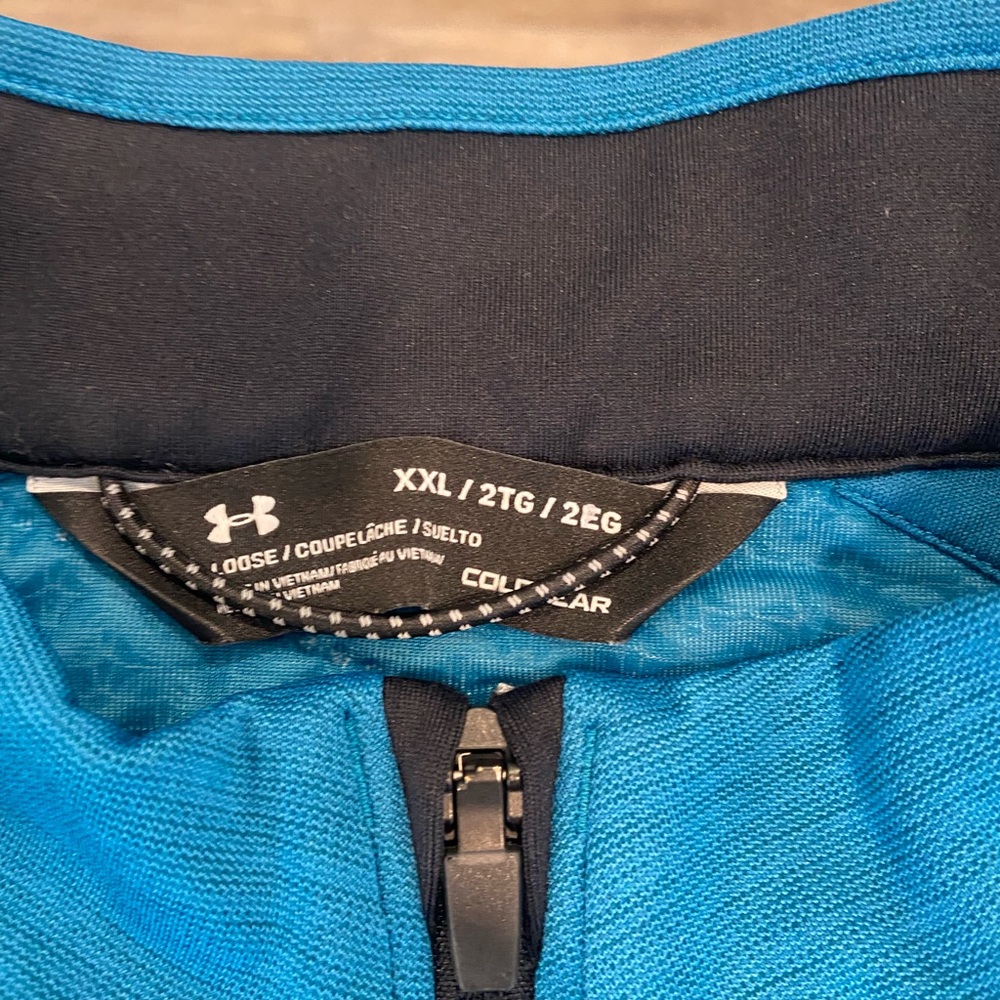 Under Armour Men's Teal and Black Vest - Picture 5 of 8